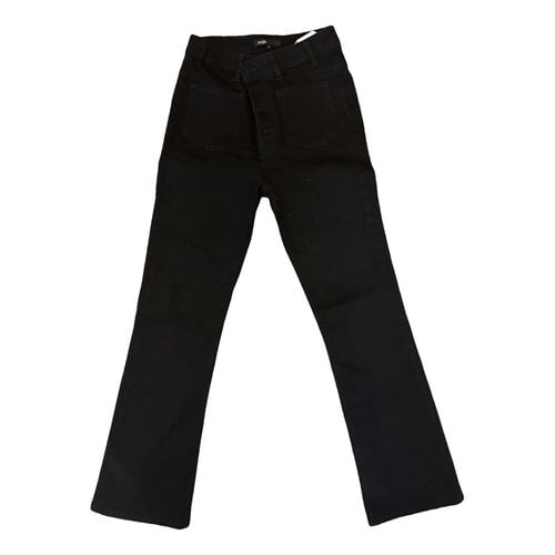 Pre-owned Maje Jeans In Black