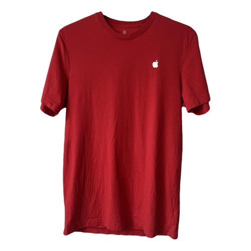Pre-owned Apple T-shirt In Red