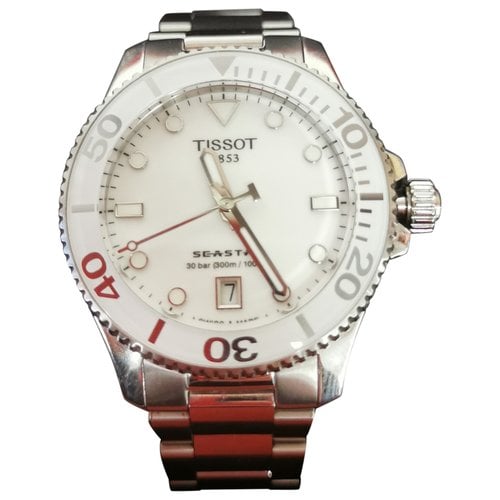 Pre-owned Tissot Watch In Silver