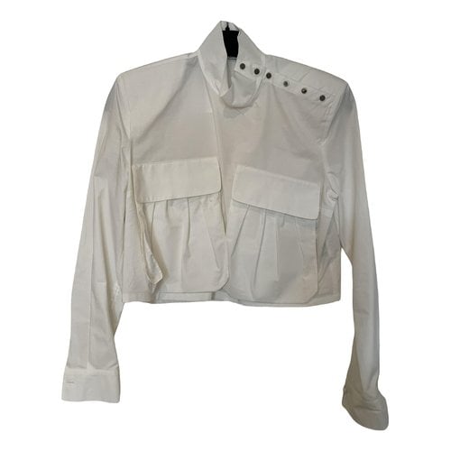 Pre-owned Fendi Blouse In White