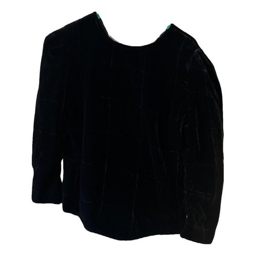Pre-owned Isabel Marant Velvet Blouse In Black