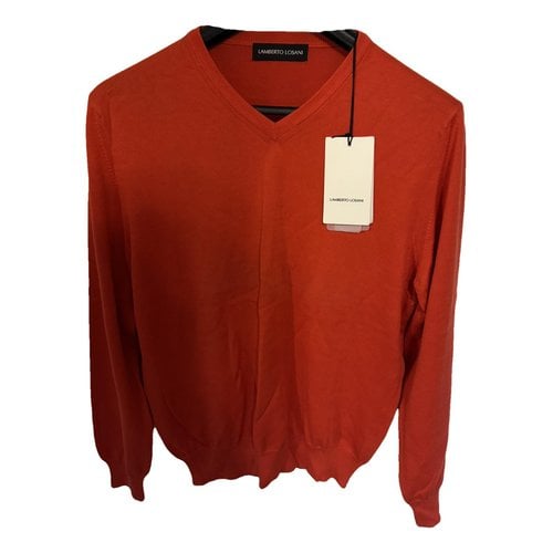 Pre-owned Lamberto Losani Pull In Red