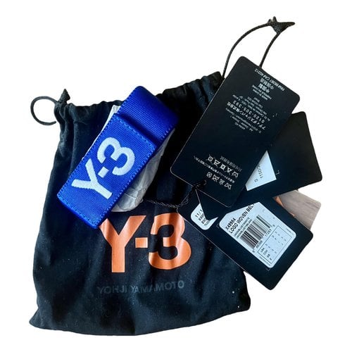 Pre-owned Y-3 By Yohji Yamamoto Belt In Blue