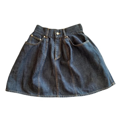 Pre-owned Vivienne Westwood Anglomania Skirt In Blue