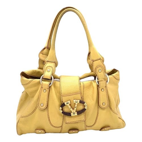 Pre-owned Valentino Garavani Leather Bag In Yellow