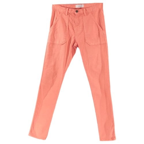 Pre-owned Ba&sh Slim Jeans In Orange