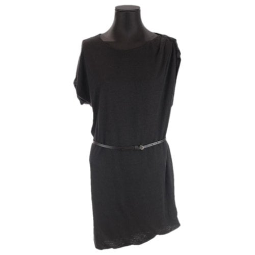 Pre-owned Missoni Linen Mid-length Dress In Black