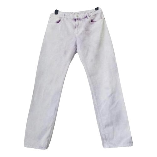 Pre-owned Isabel Marant Étoile Boyfriend Jeans In White