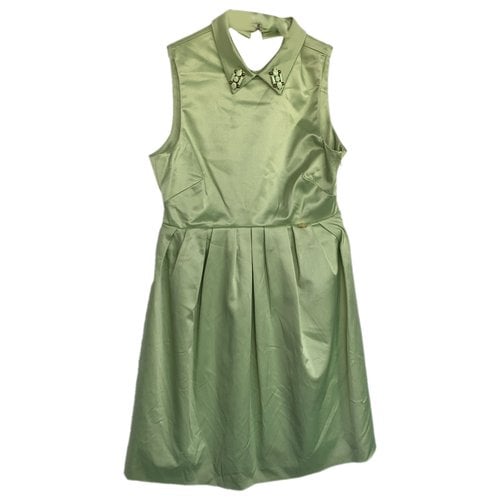 Pre-owned Mangano Mini Dress In Green