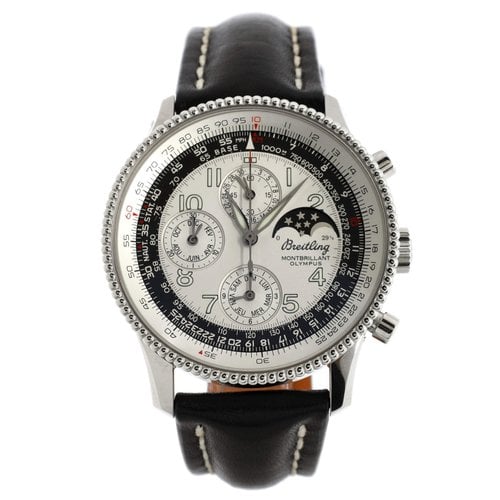 Pre-owned Breitling Watch In Silver