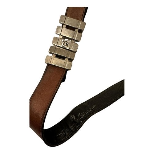 Pre-owned Etienne Aigner Leather Belt In Brown