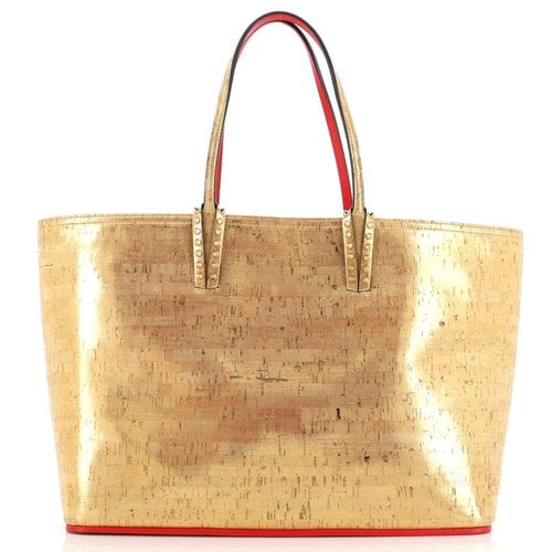 Pre-owned Christian Louboutin Leather Handbag In Gold