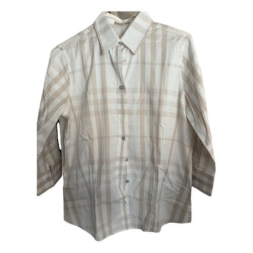 Pre-owned Burberry Blouse In Beige