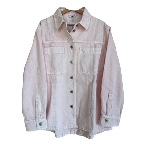 Pre-owned Burberry Jacket In Pink