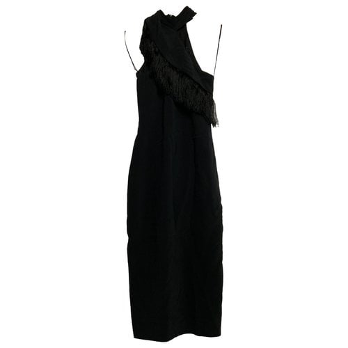 Pre-owned Cushnie Et Ochs Mid-length Dress In Black