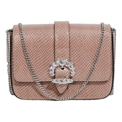 Pre-owned Jimmy Choo Leather Crossbody Bag In Pink