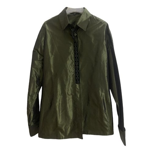 Pre-owned Etro Silk Shirt In Green