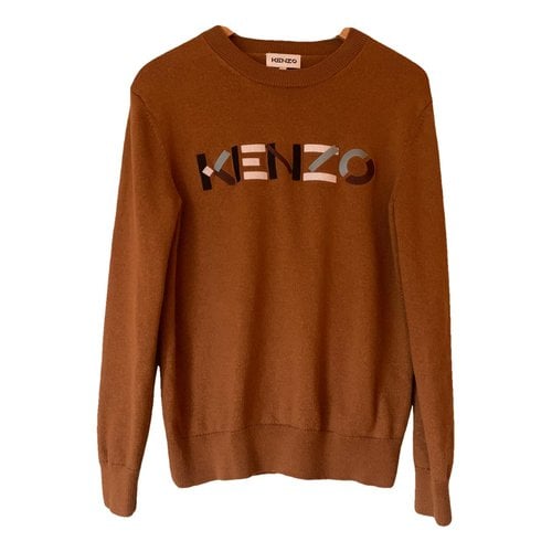 Pre-owned Kenzo Wool Pull In Brown