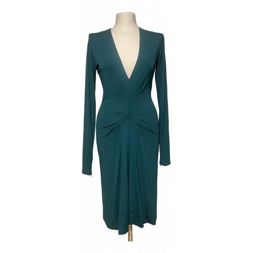 Pre-owned Narciso Rodriguez Mid-length Dress In Green