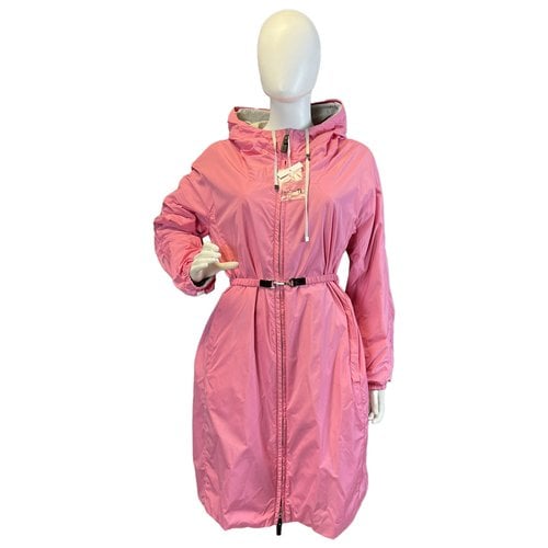 Pre-owned Max Mara Trench Coat In Pink