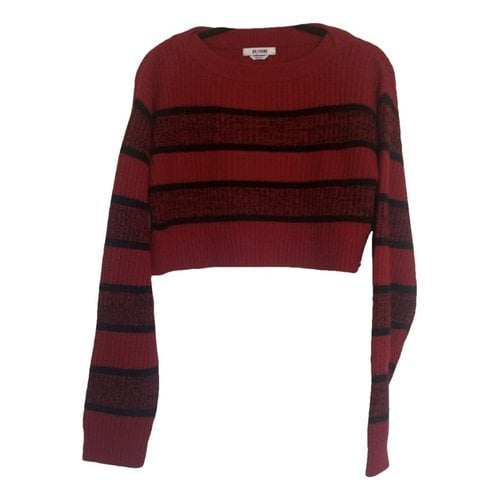 Pre-owned Re/done Wool Jumper In Red