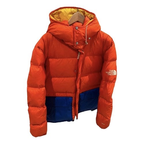 Pre-owned The North Face Puffer In Orange