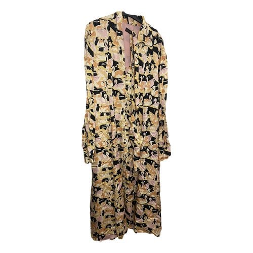 Pre-owned Stine Goya Silk Mid-length Dress In Multicolour