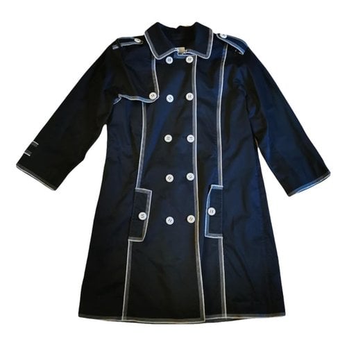 Pre-owned Moschino Cheap And Chic Coat In Blue