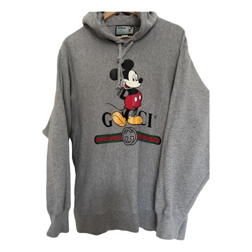 Pre-owned Disney X Gucci Pull In Grey