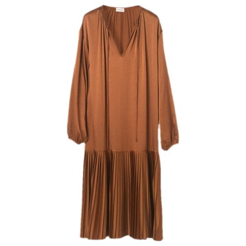 Pre-owned By Malene Birger Mid-length Dress In Brown