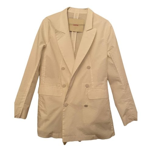 Pre-owned Jucca Blazer In White