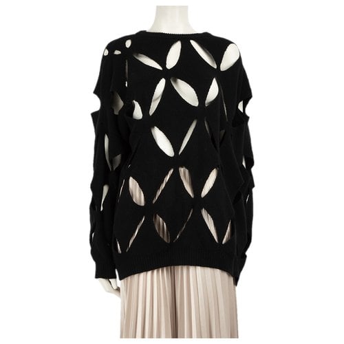 Pre-owned Valentino Wool Knitwear In Black