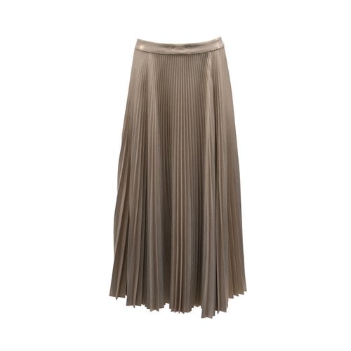 Pre-owned A.l.c Maxi Skirt In Metallic