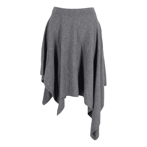 Pre-owned Michael Kors Cashmere Mini Skirt In Grey