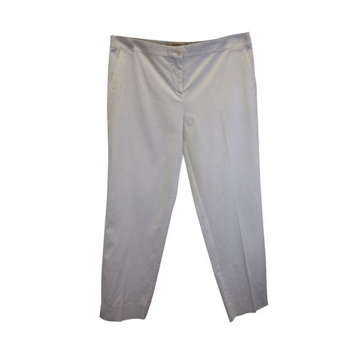 Pre-owned Etro Slim Pants In White