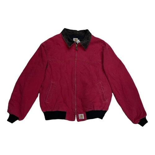 Pre-owned Carhartt Vest In Red