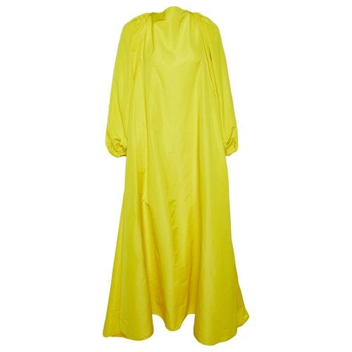 Pre-owned Valentino Dress In Yellow