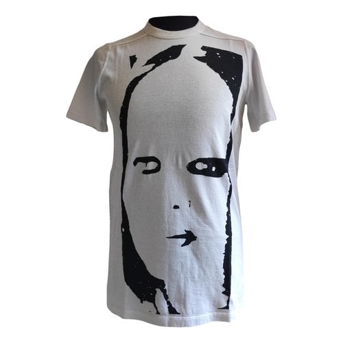 Pre-owned Rick Owens T-shirt In White