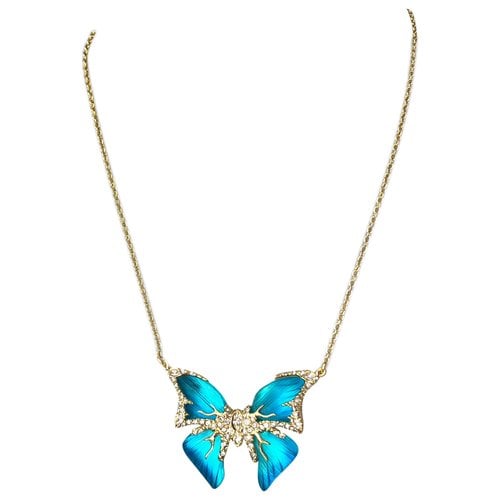 Pre-owned Alexis Bittar Pendant In Blue