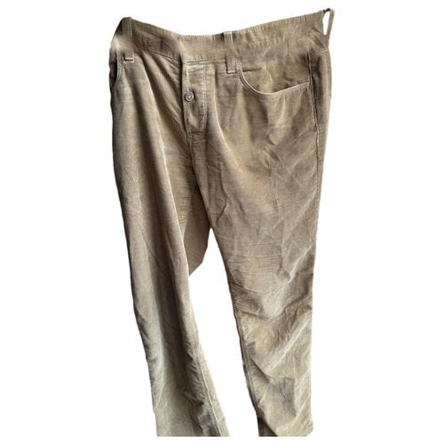 Pre-owned Gucci Large Pants In Beige
