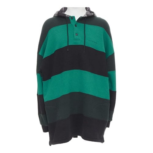 Pre-owned Balenciaga Sweatshirt In Green