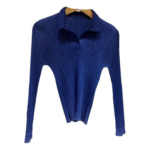 Pre-owned Pleats Please Shirt In Blue