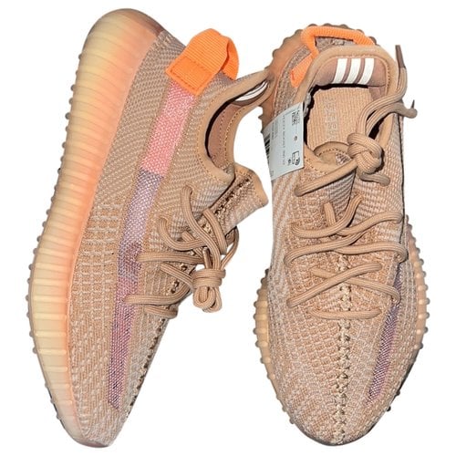 Pre-owned Yeezy X Adidas Cloth Low Trainers In Orange