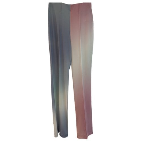Pre-owned Saks Potts Cloth Straight Pants In Multicolour