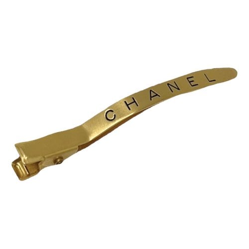 Pre-owned Chanel Hair Accessory In Gold