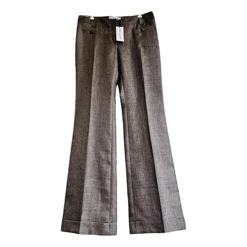 Pre-owned Paul & Joe Wool Large Pants In Brown