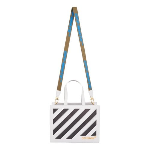 Pre-owned Off-white Leather Tote In White