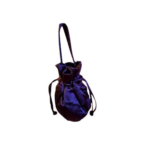 Pre-owned Furla Cloth Handbag In Purple