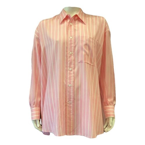 Pre-owned Bottega Veneta Silk Shirt In Pink