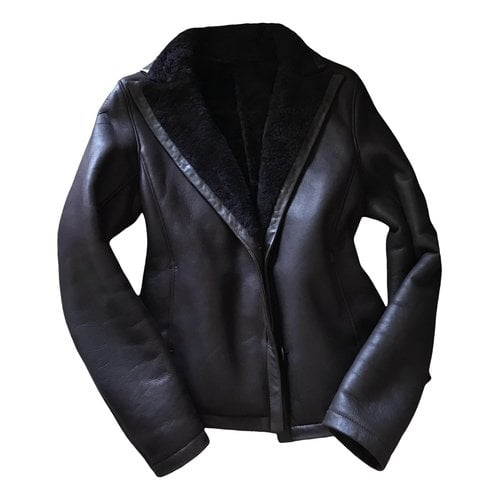 Pre-owned Loewe Shearling Peacoat In Other